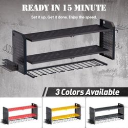 Power Tool Organizer Wall Mount, Cordless Drill and Battery Holder