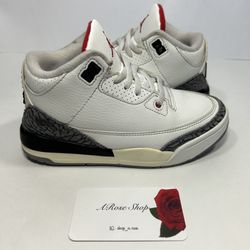 Nike Air Jordan 3 Retro PS ‘White Cement Reimagined’ (DM0966 100) Shoes Size 13C