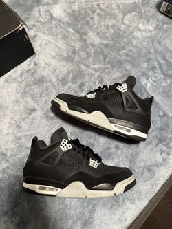 Jordan 4 Black Canvas
