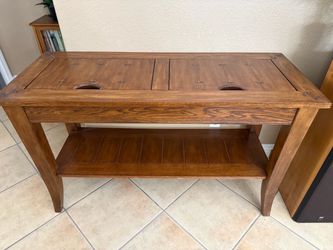 Vintage all wood entryway/sofa/hallway table