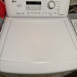 LG 4.5 cu. ft. Ultra Large Washer & 7.3 cu. ft. Ultra Large Capacity Gas Dryer