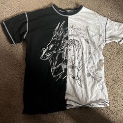 Women’s Black And White Spirited Away Shirt