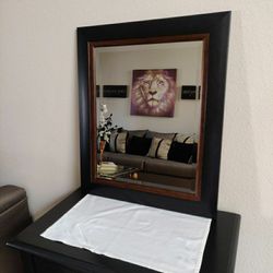 Black Framed Mirror $18