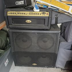 B-52 Half Stack Guitar Amp And Speaker 