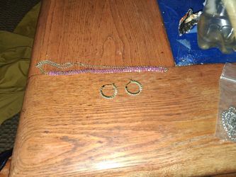 Earrings And A Choker