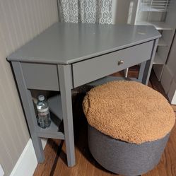 Blue/gray desk