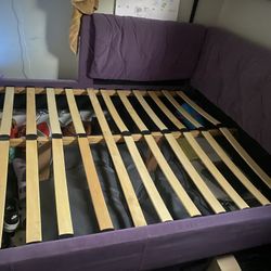 Purple Queen Bed frame 