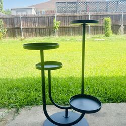 4 Tier Rustproof Metal Plant Flower Pot Stand Holder Size 29" Tall New Condition