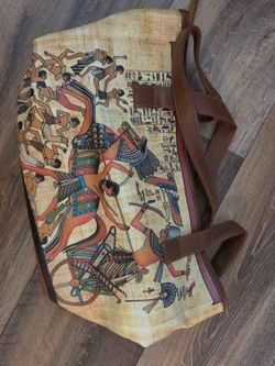 Egyptian Papyrus Print Tote Bag