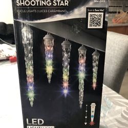 Gemmy Shooting Stars - 5 LED Icicles String Lights