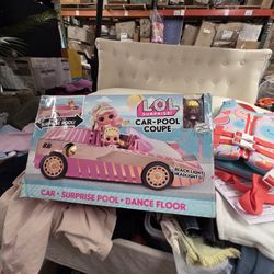 ✨️ $25 w5222 LOL Surprise Car-Pool Coupe with Exclusive Doll, Surprise Pool & Dance Floor main