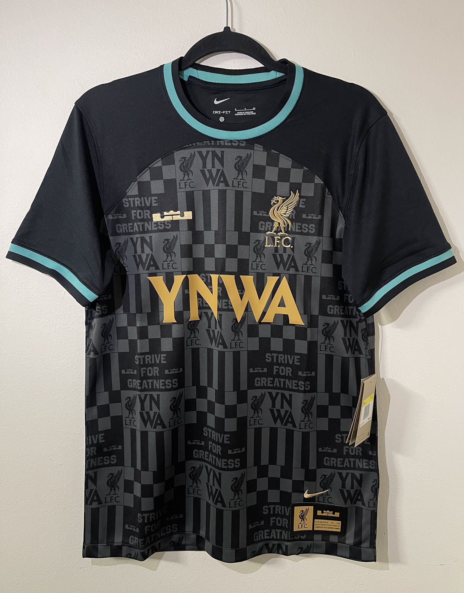 Nike Lebron James x Liverpool FC Dri-Fit 24/25 Stadium Jersey Mens - Size Small