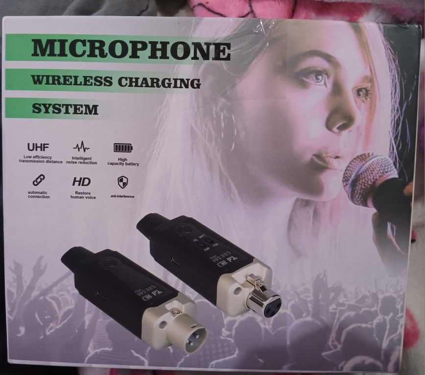 MICROPHONE WIRELESS CHARGING SYSTEM