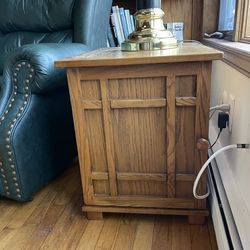 100% Solid Oak Wood End Tables (Set or Individual)