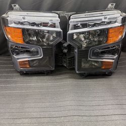 2022 - 2024 Chevy Silverado 1500 Headlights Black NEW