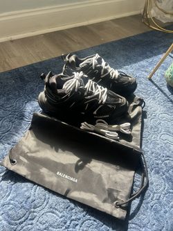 Balenciaga track sneaker black white