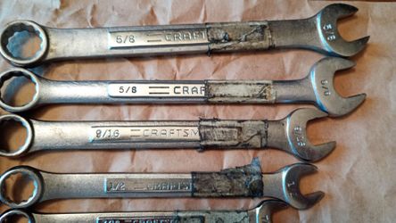16 Craftsman wrenches