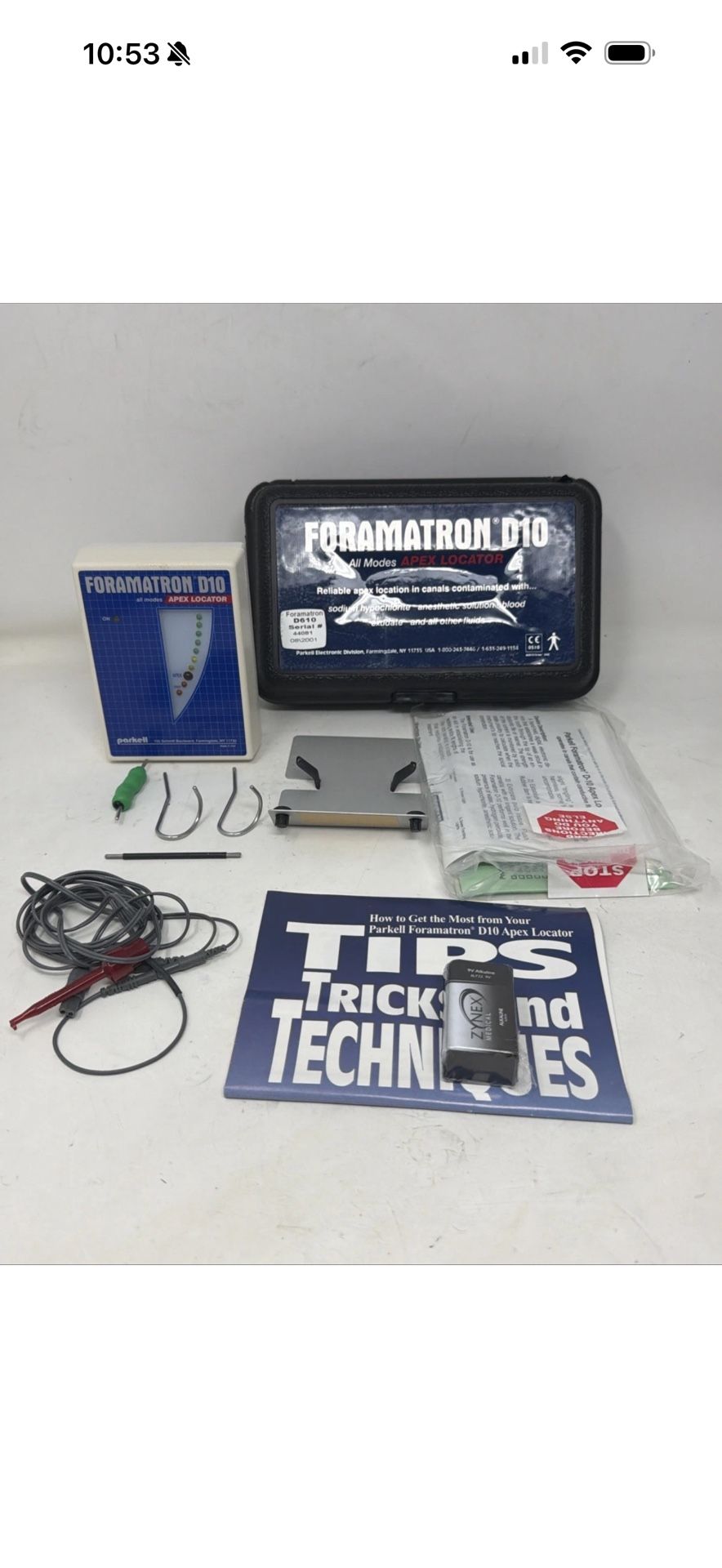 Parkell Foramatron D10 All Modes Apex Locator Digital Dental Check Photos