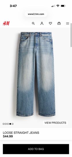 Brand New Straight Loose Fit Jeans w/ Tags – Size  29/30