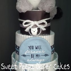 RACCOON DIAPER CAKE 