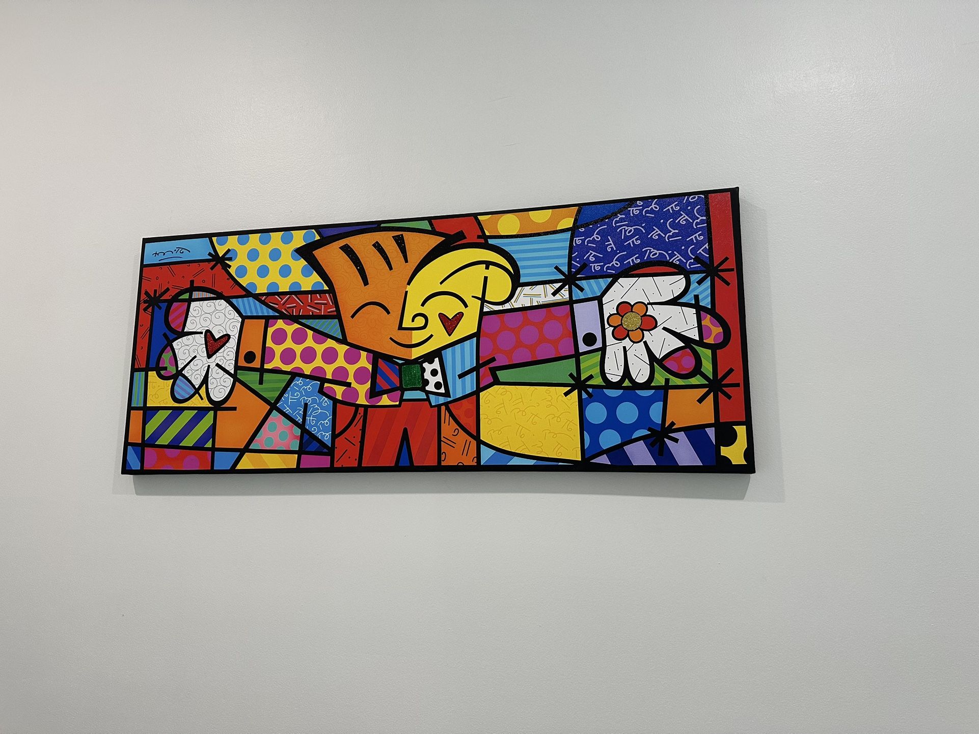 Big Hug Romero Britto on Canvas