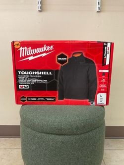 MILWAUKEE TOUGHSHELL M12 HEATED TOUGHSHELL JACKET KIT LARGE BLACK.