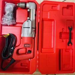 7 Amp Corded 1/2 in. Corded Right-Angle Drill Kit with Hard Case