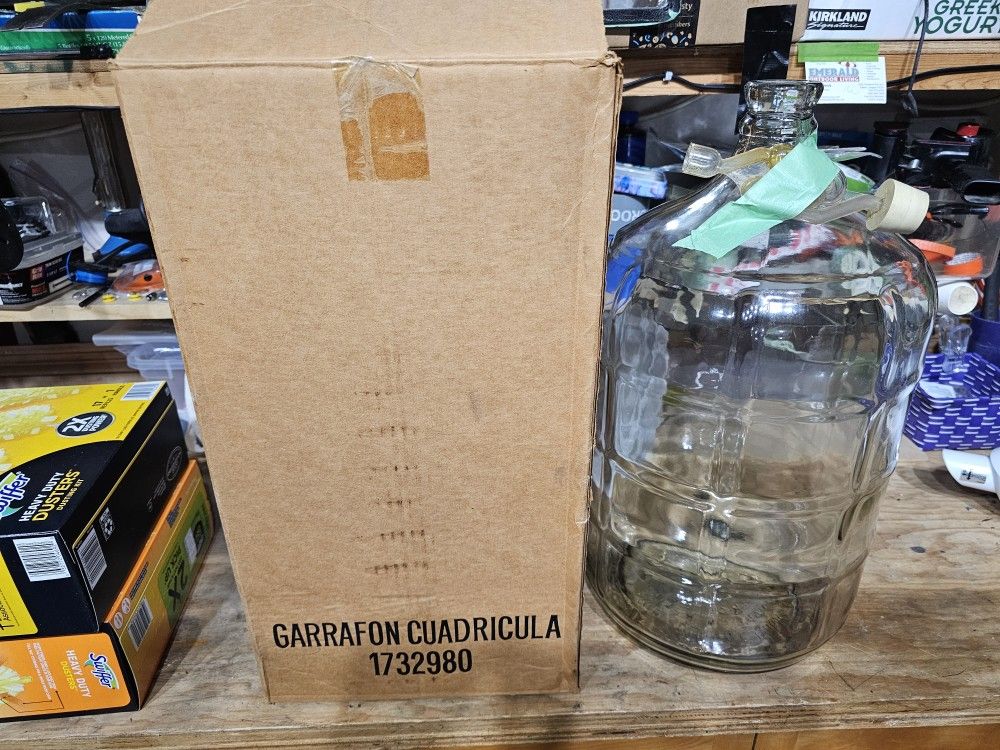 5 Gallon Carboy Clear Glass