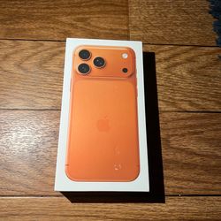 EMPTY BOX! Orange iPhone 17 Pro Max With Manuals