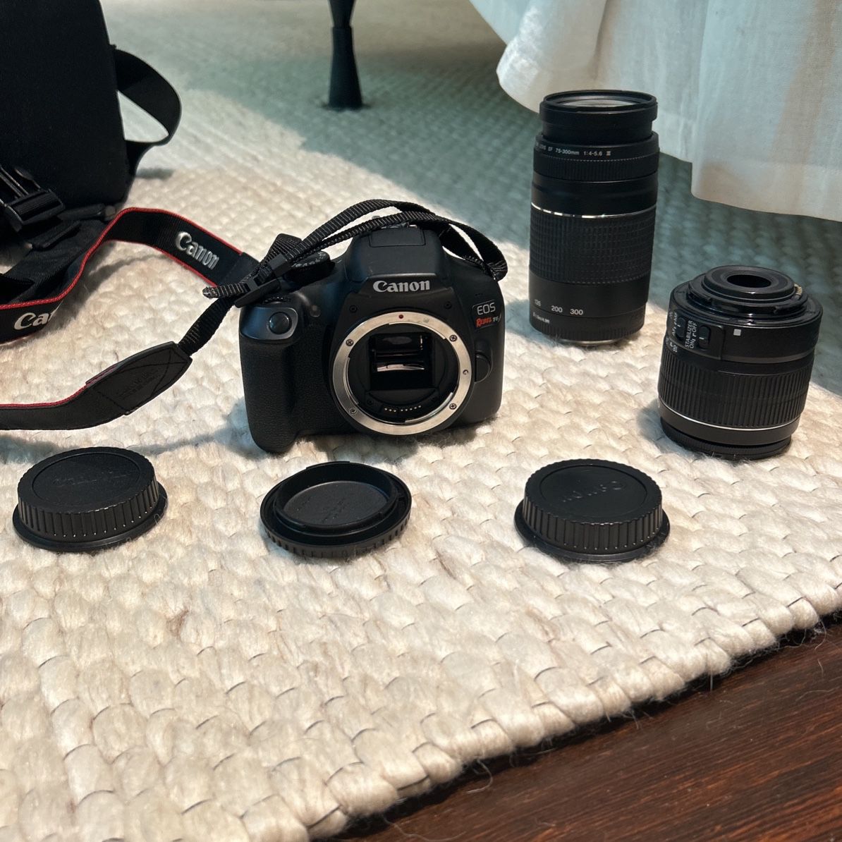 Cannon Camera With Zoom Lens And Ultra Wide Lens Plus Case Sd Card And Batteries(Never used)