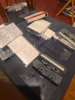 13 cassette tapes used