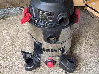 Husky 10 Gallon 5hp wet dry shop Vac vacuum w/ all extensions / 25 ft hose