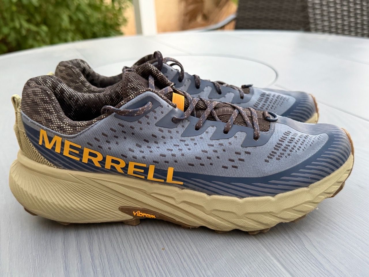Running Shoe Rods Merrell Agility Peak 5 Trail Running Shoes Blue Men’s Size 10 for Sale ...