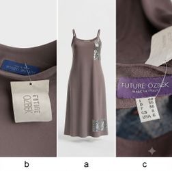 Future Ozbek Sequin Slip Dress Size 6