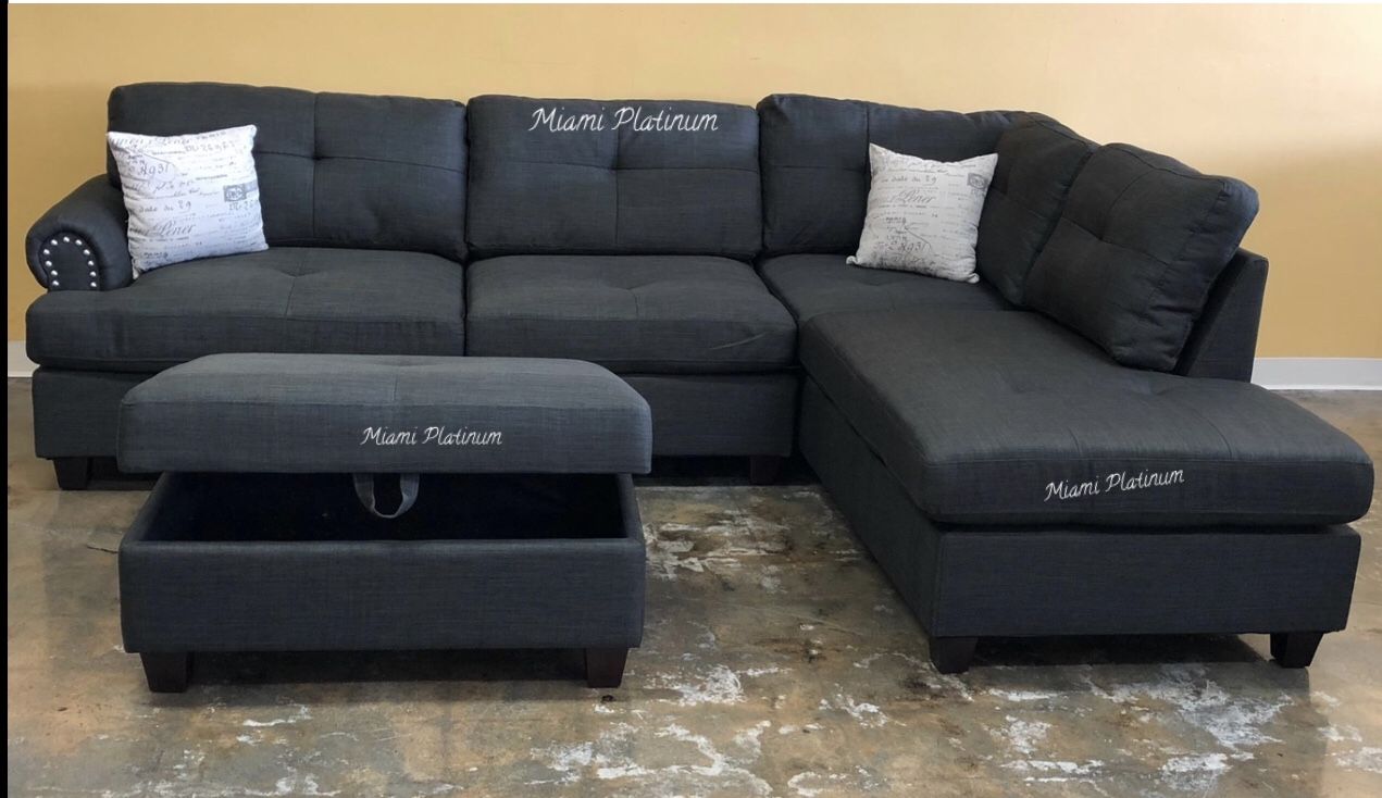 Sectional With Ottoman /// Financing Available