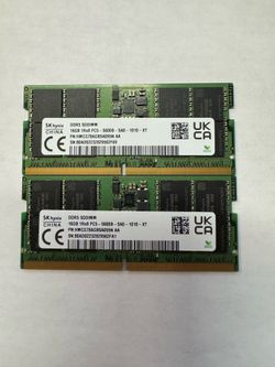 16GB SK Hynix DDR5 5600MHz Laptop RAM (2 Available)