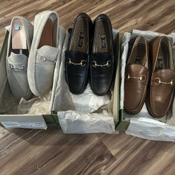 Bundle Authentic Gucci Horsebit Shoes