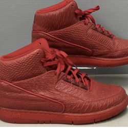 Nike Air Python PRM Red October Gym Red Snakeskin 705066-600 Men's RARE Sneakers