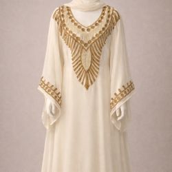 New Traditional Dress Or Abaya Fashion Size L It Has Belt Inside To Adjust Shape