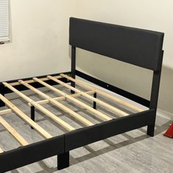 Head Board And Bed Frame Set (QUEEN)