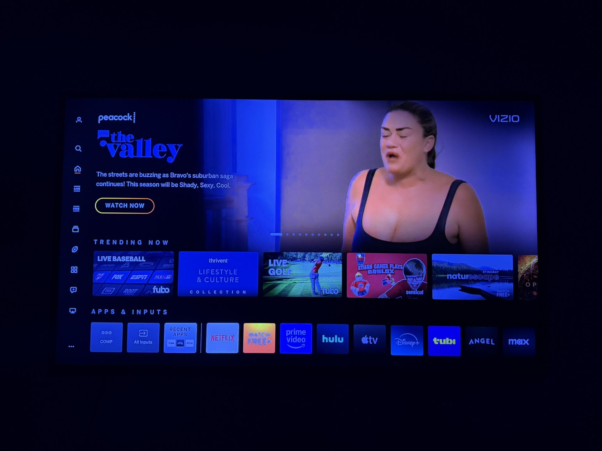 55 Inch Vizio Smart Tv With Remote And Walmount