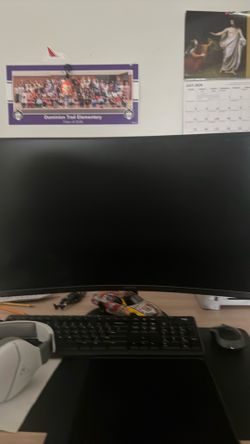 Gaming monitor it is 120hts and it is curved