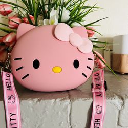 Cute Pink Hello Kitty Crossbody Bag