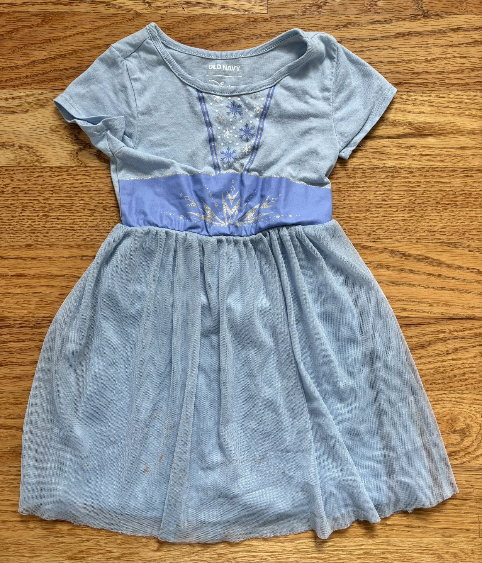 Disney Short-Sleeve Frozen Princess Tutu Dress for Toddler Girls - 4T