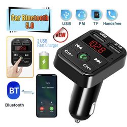 In Car Bluetooth FM Transmitter Radio MP3 Wireless Adapter Car Kit USB Charger