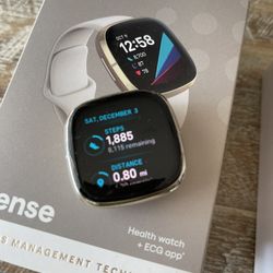 Fitbit Sense Health Watch +ECG App