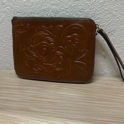 Leather Wrist Bag