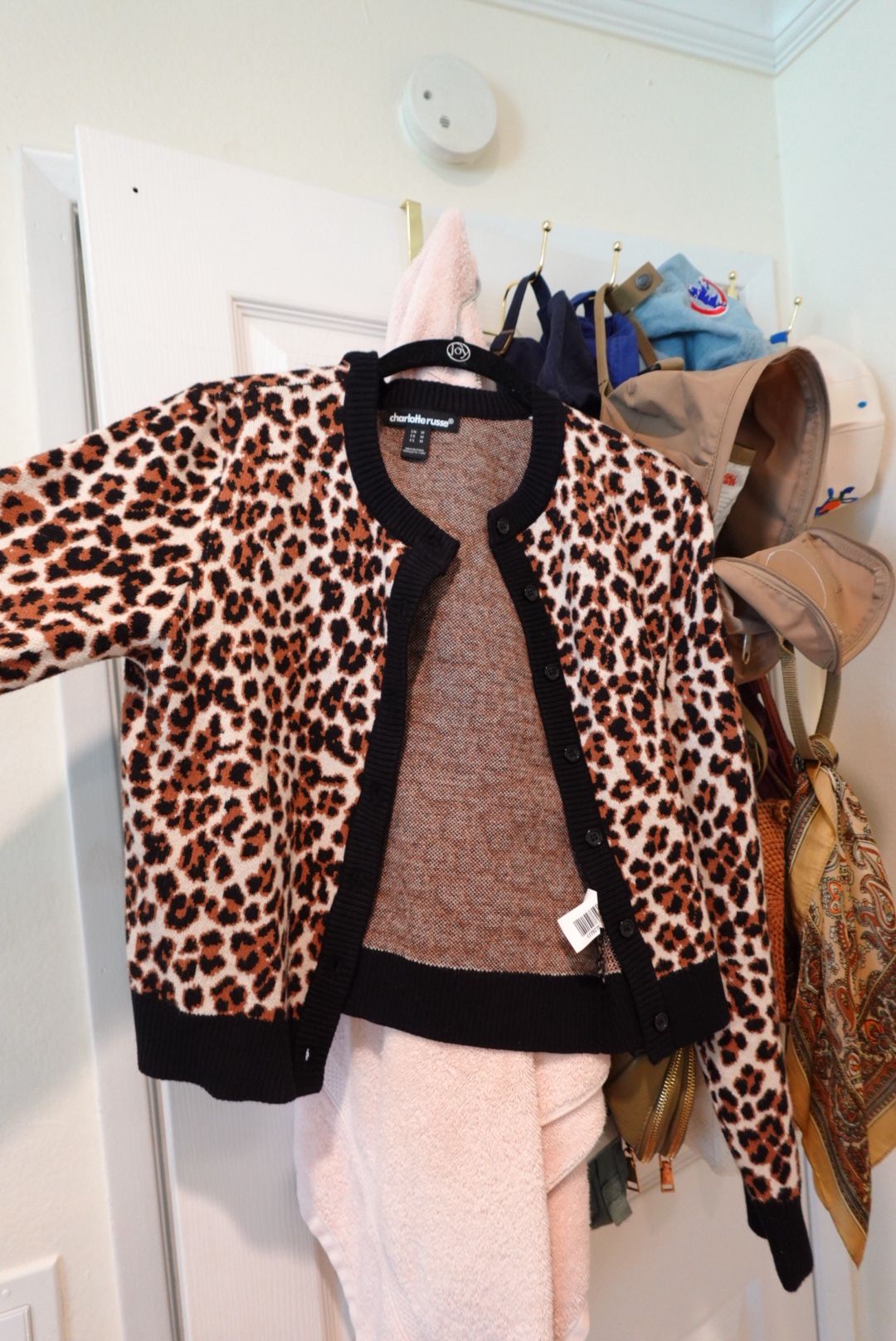 Cheetah print cardigan
