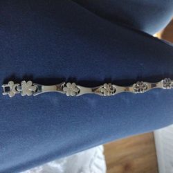 Sterling Silver 🌺 Flowers Bracelet