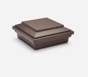 Brown Deck Fence Post Cap 4 pack